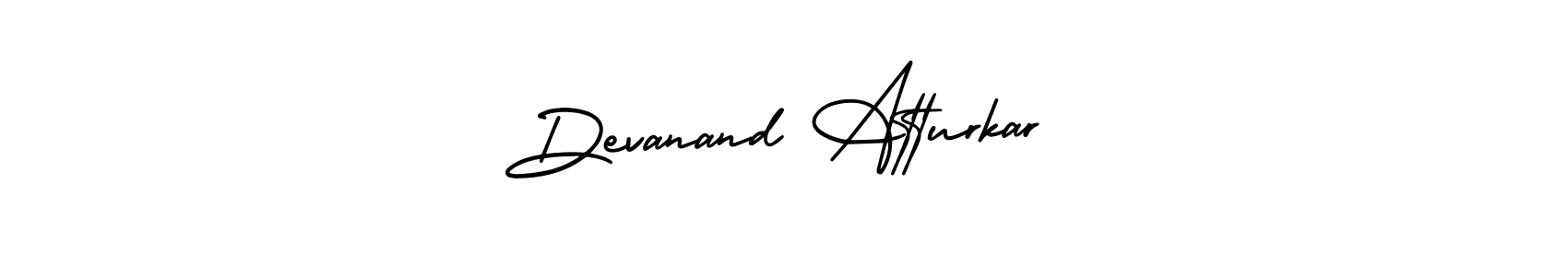 Create a beautiful signature design for name Devanand Atturkar. With this signature (AmerikaSignatureDemo-Regular) fonts, you can make a handwritten signature for free. Devanand Atturkar signature style 3 images and pictures png