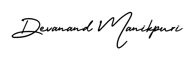 Discover how Devanand Manikpuri looks in an executive cursive font (AmerikaSignatureDemo-Regular). Perfect for legal documents, invoices, and certificates. Devanand Manikpuri signature style 3 images and pictures png