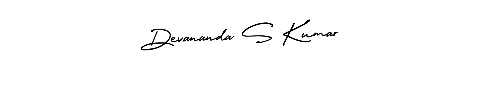 Make a beautiful signature design for name Devananda S Kumar. Use this online signature maker to create a handwritten signature for free. Devananda S Kumar signature style 3 images and pictures png