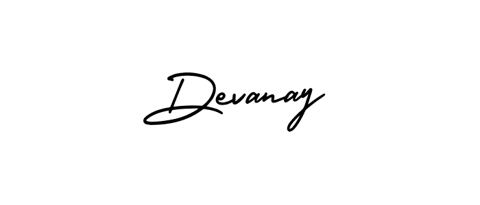 Create a beautiful signature design for name Devanay. With this signature (AmerikaSignatureDemo-Regular) fonts, you can make a handwritten signature for free. Devanay signature style 3 images and pictures png