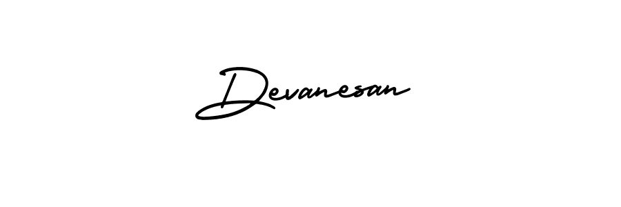 Create a beautiful signature design for name Devanesan. With this signature (AmerikaSignatureDemo-Regular) fonts, you can make a handwritten signature for free. Devanesan signature style 3 images and pictures png