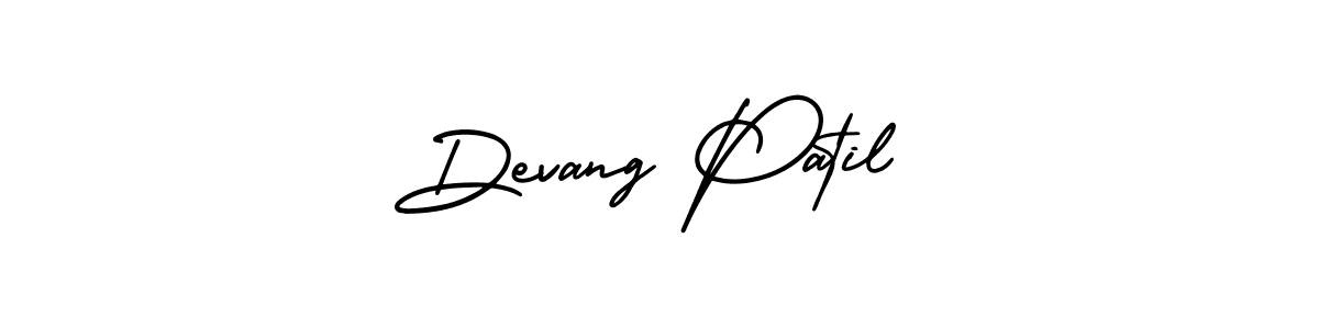 Create a beautiful signature design for name Devang Patil. With this signature (AmerikaSignatureDemo-Regular) fonts, you can make a handwritten signature for free. Devang Patil signature style 3 images and pictures png