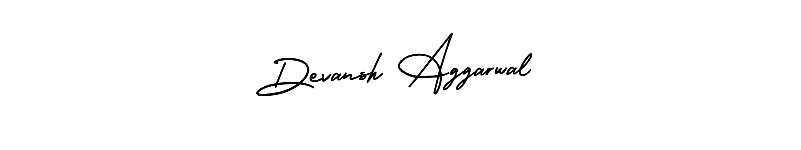 Design your own signature with our free online signature maker. With this signature software, you can create a handwritten (AmerikaSignatureDemo-Regular) signature for name Devansh Aggarwal. Devansh Aggarwal signature style 3 images and pictures png