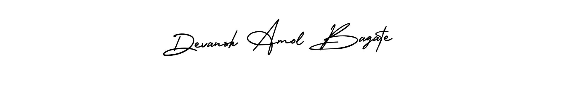 Devansh Amol Bagate stylish signature style. Best Handwritten Sign (AmerikaSignatureDemo-Regular) for my name. Handwritten Signature Collection Ideas for my name Devansh Amol Bagate. Devansh Amol Bagate signature style 3 images and pictures png