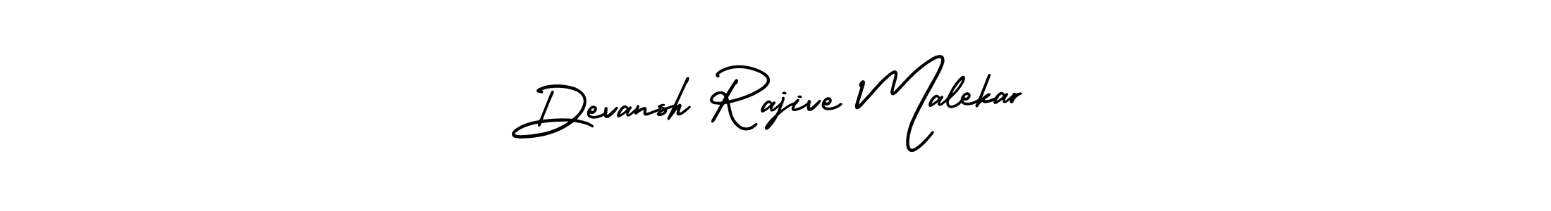 How to make Devansh Rajive Malekar signature? AmerikaSignatureDemo-Regular is a professional autograph style. Create handwritten signature for Devansh Rajive Malekar name. Devansh Rajive Malekar signature style 3 images and pictures png