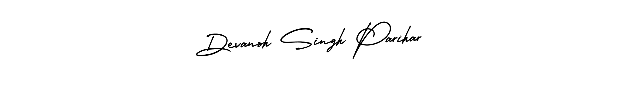 Create a beautiful signature design for name Devansh Singh Parihar. With this signature (AmerikaSignatureDemo-Regular) fonts, you can make a handwritten signature for free. Devansh Singh Parihar signature style 3 images and pictures png