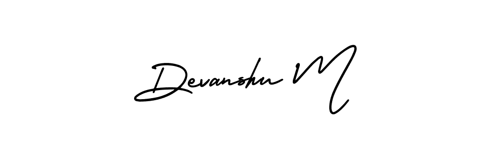 You can use this online signature creator to create a handwritten signature for the name Devanshu M. This is the best online autograph maker. Devanshu M signature style 3 images and pictures png