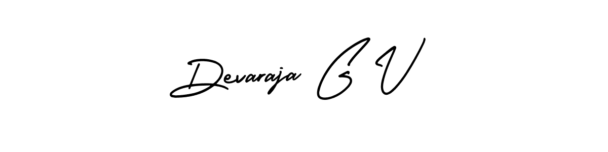 Devaraja G V stylish signature style. Best Handwritten Sign (AmerikaSignatureDemo-Regular) for my name. Handwritten Signature Collection Ideas for my name Devaraja G V. Devaraja G V signature style 3 images and pictures png