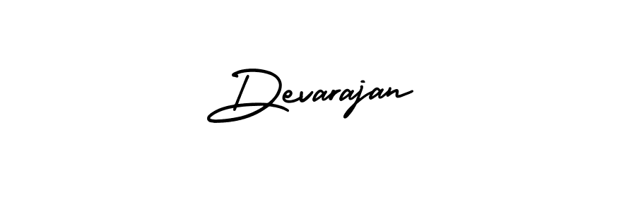 The best way (AmerikaSignatureDemo-Regular) to make a short signature is to pick only two or three words in your name. The name Devarajan include a total of six letters. For converting this name. Devarajan signature style 3 images and pictures png