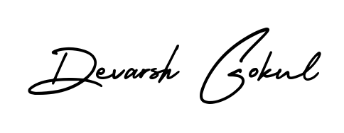 Discover the perfect balance of readability and style for Devarsh Gokul with AmerikaSignatureDemo-Regular font. Create your dream signature today. Devarsh Gokul signature style 3 images and pictures png