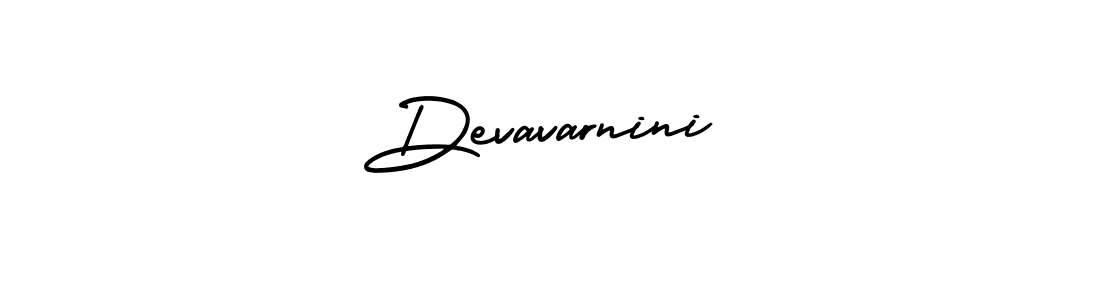 Create a beautiful signature design for name Devavarnini. With this signature (AmerikaSignatureDemo-Regular) fonts, you can make a handwritten signature for free. Devavarnini signature style 3 images and pictures png