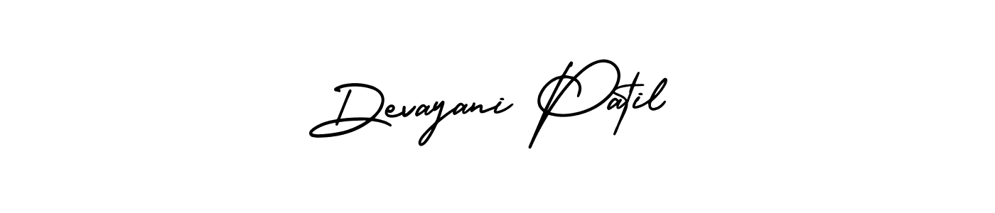 Make a short Devayani Patil signature style. Manage your documents anywhere anytime using AmerikaSignatureDemo-Regular. Create and add eSignatures, submit forms, share and send files easily. Devayani Patil signature style 3 images and pictures png