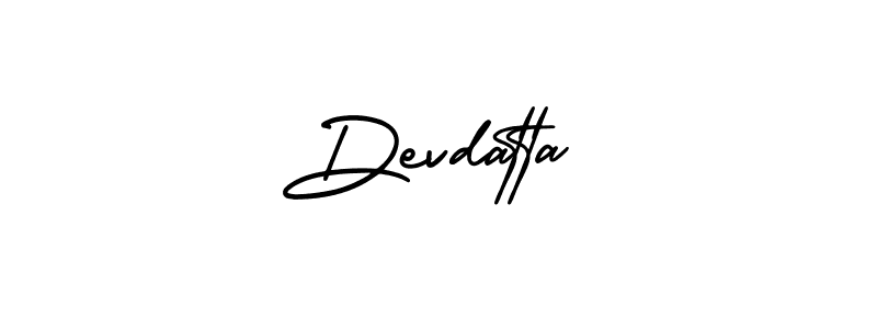 Make a beautiful signature design for name Devdatta. With this signature (AmerikaSignatureDemo-Regular) style, you can create a handwritten signature for free. Devdatta signature style 3 images and pictures png