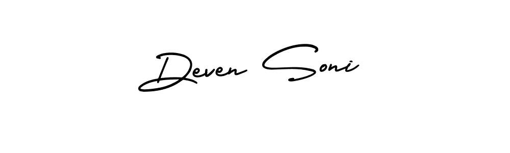 Check out images of Autograph of Deven Soni name. Actor Deven Soni Signature Style. AmerikaSignatureDemo-Regular is a professional sign style online. Deven Soni signature style 3 images and pictures png