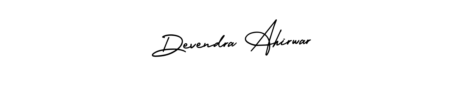 Create a beautiful signature design for name Devendra Ahirwar. With this signature (AmerikaSignatureDemo-Regular) fonts, you can make a handwritten signature for free. Devendra Ahirwar signature style 3 images and pictures png