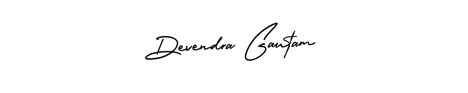 This is the best signature style for the Devendra Gautam name. Also you like these signature font (AmerikaSignatureDemo-Regular). Mix name signature. Devendra Gautam signature style 3 images and pictures png