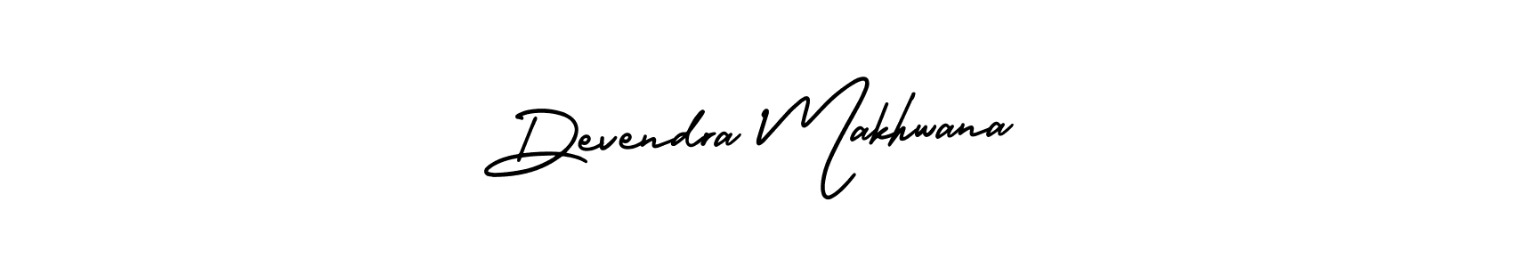 Make a short Devendra Makhwana signature style. Manage your documents anywhere anytime using AmerikaSignatureDemo-Regular. Create and add eSignatures, submit forms, share and send files easily. Devendra Makhwana signature style 3 images and pictures png