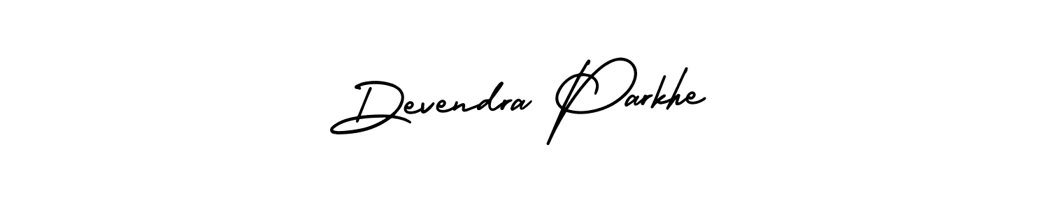 It looks lik you need a new signature style for name Devendra Parkhe. Design unique handwritten (AmerikaSignatureDemo-Regular) signature with our free signature maker in just a few clicks. Devendra Parkhe signature style 3 images and pictures png