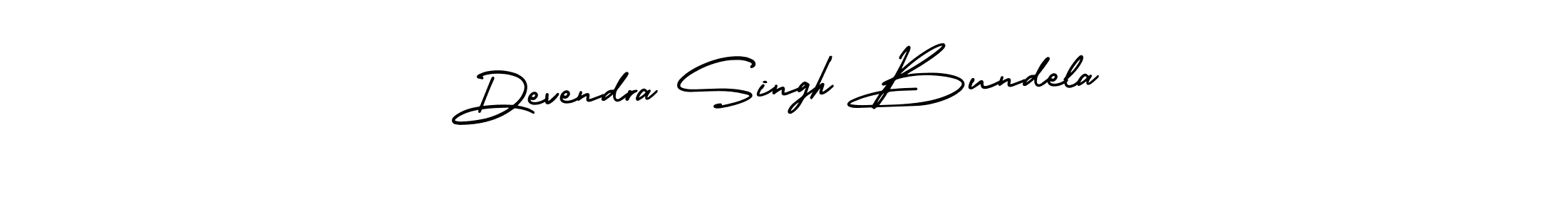 Design your own signature with our free online signature maker. With this signature software, you can create a handwritten (AmerikaSignatureDemo-Regular) signature for name Devendra Singh Bundela. Devendra Singh Bundela signature style 3 images and pictures png