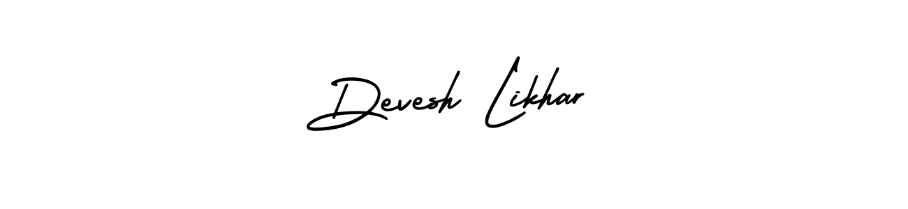 Make a beautiful signature design for name Devesh Likhar. Use this online signature maker to create a handwritten signature for free. Devesh Likhar signature style 3 images and pictures png