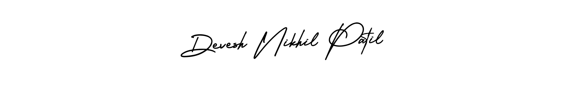 Make a beautiful signature design for name Devesh Nikhil Patil. Use this online signature maker to create a handwritten signature for free. Devesh Nikhil Patil signature style 3 images and pictures png