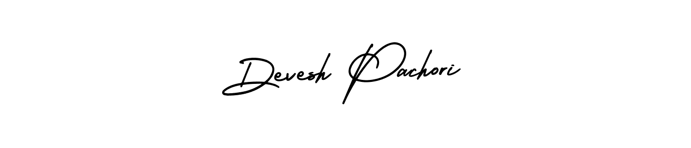 AmerikaSignatureDemo-Regular is a professional signature style that is perfect for those who want to add a touch of class to their signature. It is also a great choice for those who want to make their signature more unique. Get Devesh Pachori name to fancy signature for free. Devesh Pachori signature style 3 images and pictures png