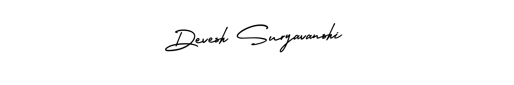 How to Draw Devesh Suryavanshi signature style? AmerikaSignatureDemo-Regular is a latest design signature styles for name Devesh Suryavanshi. Devesh Suryavanshi signature style 3 images and pictures png