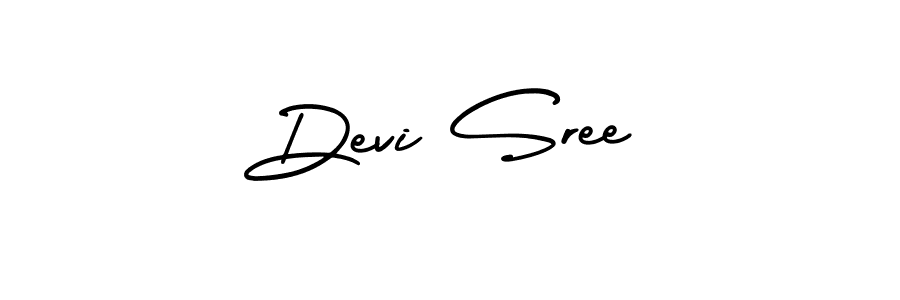 You should practise on your own different ways (AmerikaSignatureDemo-Regular) to write your name (Devi Sree) in signature. don't let someone else do it for you. Devi Sree signature style 3 images and pictures png