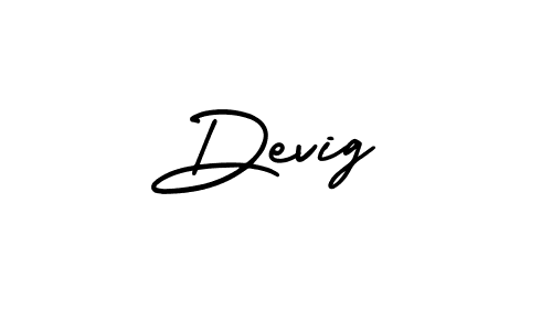 Make a beautiful signature design for name Devig. With this signature (AmerikaSignatureDemo-Regular) style, you can create a handwritten signature for free. Devig signature style 3 images and pictures png