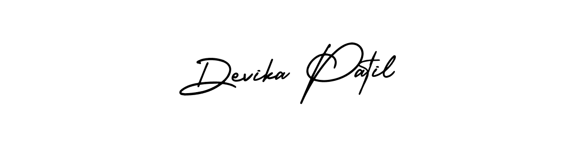 Use a signature maker to create a handwritten signature online. With this signature software, you can design (AmerikaSignatureDemo-Regular) your own signature for name Devika Patil. Devika Patil signature style 3 images and pictures png