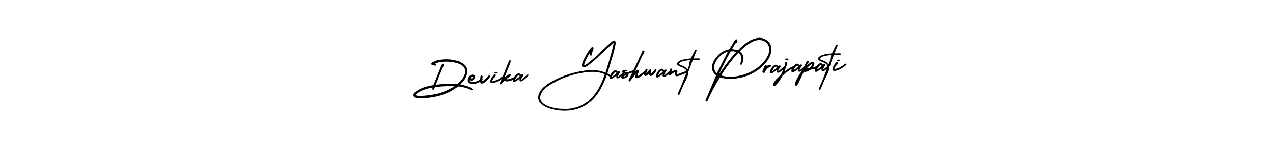 Create a beautiful signature design for name Devika Yashwant Prajapati. With this signature (AmerikaSignatureDemo-Regular) fonts, you can make a handwritten signature for free. Devika Yashwant Prajapati signature style 3 images and pictures png