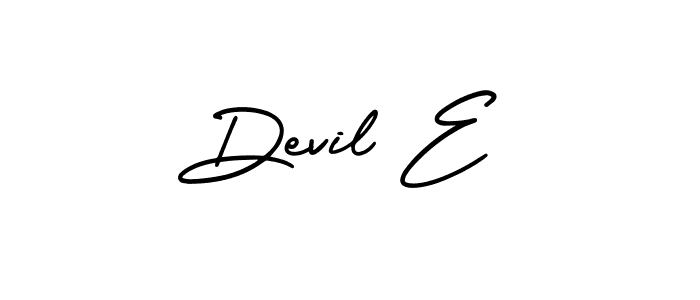 Once you've used our free online signature maker to create your best signature AmerikaSignatureDemo-Regular style, it's time to enjoy all of the benefits that Devil E name signing documents. Devil E signature style 3 images and pictures png