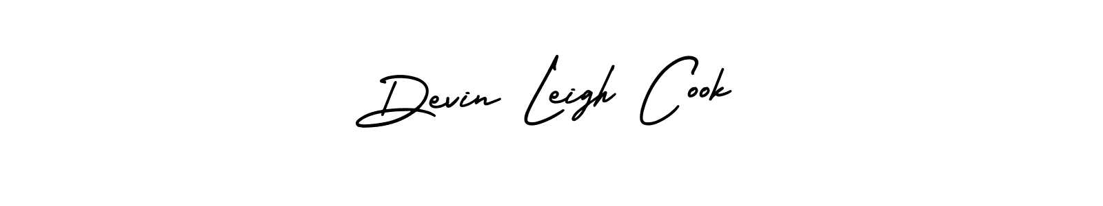 Devin Leigh Cook stylish signature style. Best Handwritten Sign (AmerikaSignatureDemo-Regular) for my name. Handwritten Signature Collection Ideas for my name Devin Leigh Cook. Devin Leigh Cook signature style 3 images and pictures png