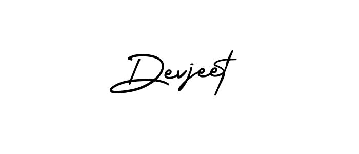 Design your own signature with our free online signature maker. With this signature software, you can create a handwritten (AmerikaSignatureDemo-Regular) signature for name Devjeet. Devjeet signature style 3 images and pictures png