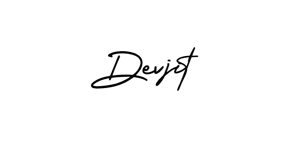 Devjit stylish signature style. Best Handwritten Sign (AmerikaSignatureDemo-Regular) for my name. Handwritten Signature Collection Ideas for my name Devjit. Devjit signature style 3 images and pictures png