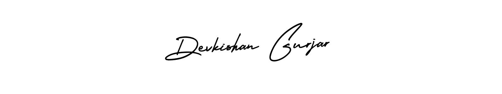 Create a beautiful signature design for name Devkishan Gurjar. With this signature (AmerikaSignatureDemo-Regular) fonts, you can make a handwritten signature for free. Devkishan Gurjar signature style 3 images and pictures png