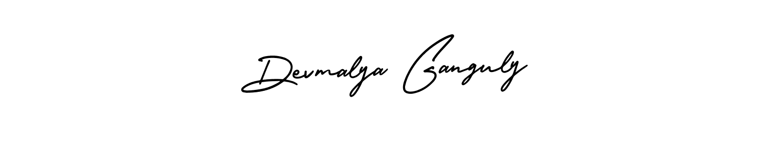Also You can easily find your signature by using the search form. We will create Devmalya Ganguly name handwritten signature images for you free of cost using AmerikaSignatureDemo-Regular sign style. Devmalya Ganguly signature style 3 images and pictures png