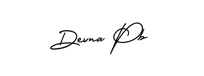 The best way (AmerikaSignatureDemo-Regular) to make a short signature is to pick only two or three words in your name. The name Devna Pb include a total of six letters. For converting this name. Devna Pb signature style 3 images and pictures png