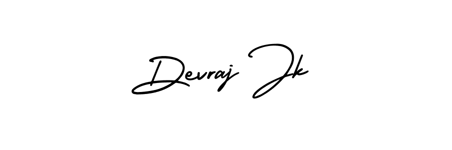 It looks lik you need a new signature style for name Devraj Jk. Design unique handwritten (AmerikaSignatureDemo-Regular) signature with our free signature maker in just a few clicks. Devraj Jk signature style 3 images and pictures png