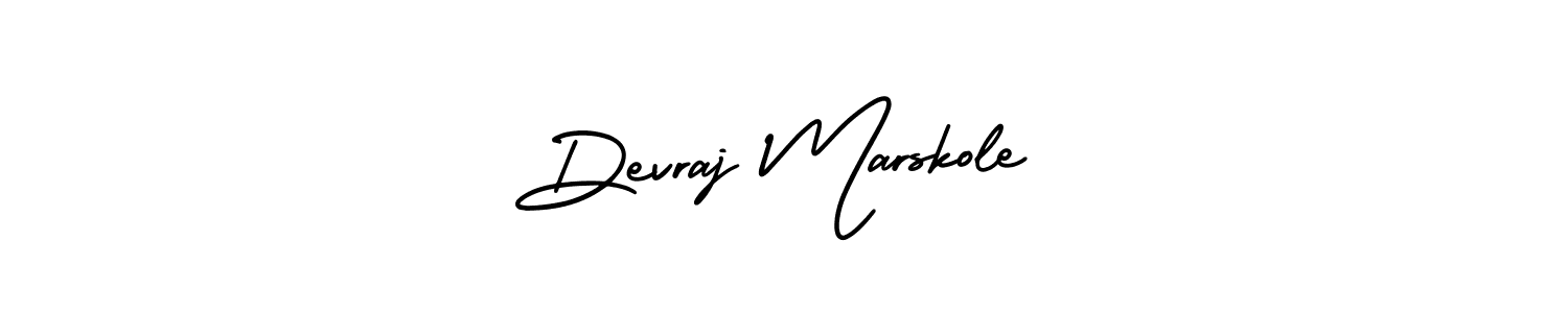 Make a beautiful signature design for name Devraj Marskole. With this signature (AmerikaSignatureDemo-Regular) style, you can create a handwritten signature for free. Devraj Marskole signature style 3 images and pictures png