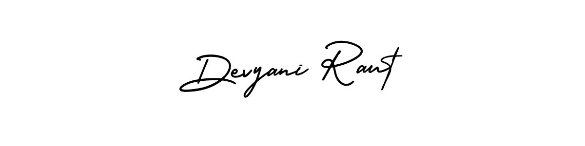 It looks lik you need a new signature style for name Devyani Raut. Design unique handwritten (AmerikaSignatureDemo-Regular) signature with our free signature maker in just a few clicks. Devyani Raut signature style 3 images and pictures png