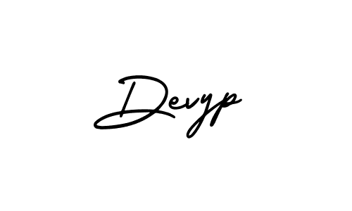 Design your own signature with our free online signature maker. With this signature software, you can create a handwritten (AmerikaSignatureDemo-Regular) signature for name Devyp. Devyp signature style 3 images and pictures png