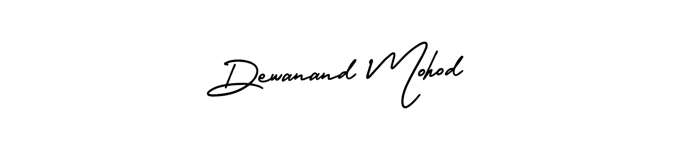 Design your own signature with our free online signature maker. With this signature software, you can create a handwritten (AmerikaSignatureDemo-Regular) signature for name Dewanand Mohod. Dewanand Mohod signature style 3 images and pictures png