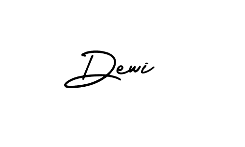 This is the best signature style for the Dewi  name. Also you like these signature font (AmerikaSignatureDemo-Regular). Mix name signature. Dewi  signature style 3 images and pictures png