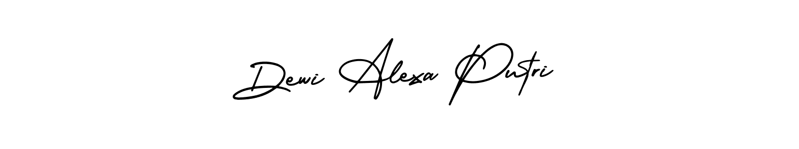 Make a beautiful signature design for name Dewi Alexa Putri. Use this online signature maker to create a handwritten signature for free. Dewi Alexa Putri signature style 3 images and pictures png