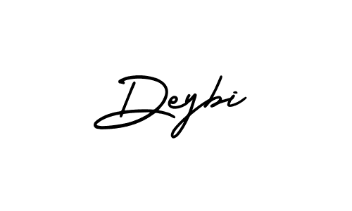 How to make Deybi signature? AmerikaSignatureDemo-Regular is a professional autograph style. Create handwritten signature for Deybi name. Deybi signature style 3 images and pictures png