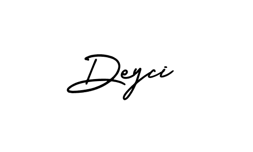 Deyci stylish signature style. Best Handwritten Sign (AmerikaSignatureDemo-Regular) for my name. Handwritten Signature Collection Ideas for my name Deyci. Deyci signature style 3 images and pictures png