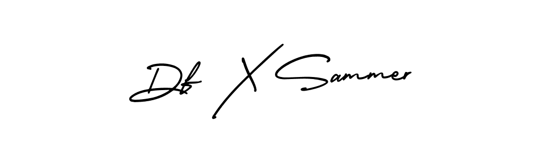 Df X Sammer stylish signature style. Best Handwritten Sign (AmerikaSignatureDemo-Regular) for my name. Handwritten Signature Collection Ideas for my name Df X Sammer. Df X Sammer signature style 3 images and pictures png