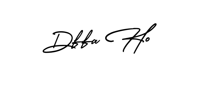 How to make Dffa Ho signature? AmerikaSignatureDemo-Regular is a professional autograph style. Create handwritten signature for Dffa Ho name. Dffa Ho signature style 3 images and pictures png