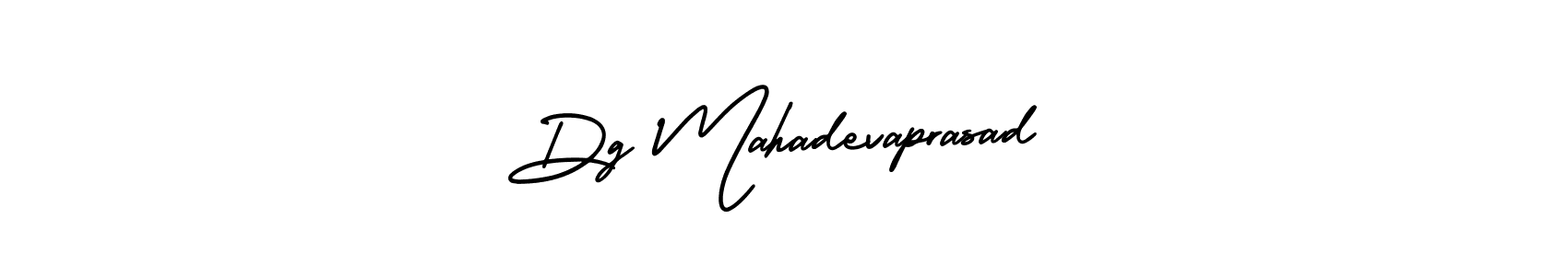 Create a beautiful signature design for name Dg Mahadevaprasad. With this signature (AmerikaSignatureDemo-Regular) fonts, you can make a handwritten signature for free. Dg Mahadevaprasad signature style 3 images and pictures png